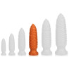 TheAssGasm Plug Long Pine L 22 x 6 cm Orange
